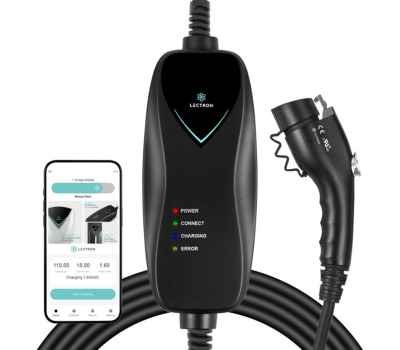 Lectron Portable Level 1 J1772 EV Charger | 110V | 15 Amp | NEMA 5-15