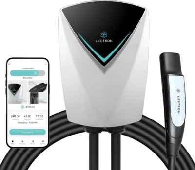 Lectron Tesla (NACS) V-Box Pro Electric Vehicle Charging Station (WiFi) – 48 Amp, Level 2 EV Charger (240V)
