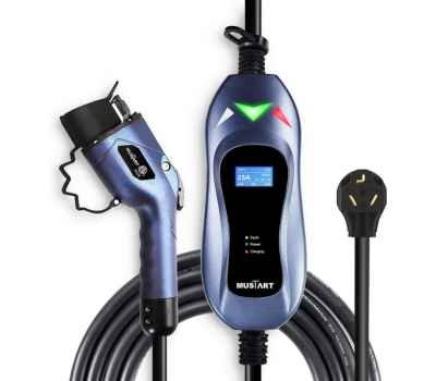 MUSTART 40A Portable EV Charger (NEMA 14-50)