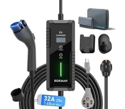Bokman 32A Portable EV Charger (NEMA 14-50)